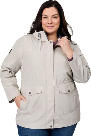 Free Country Womens Plus Size Rain Away Anorak Rain Jacket