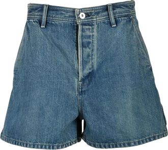 Jil Sander Denim Shorts - Dames - Denim shorts - Blauw - W26 - Denim - Korte Broeken