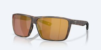 Costa Unisex Rincon Ii Polarized Sunglasses In Matte Tortoise Gold Mirror
