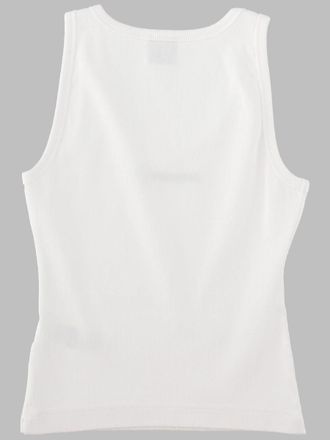 Casablanca Organic Cotton Tank Top - White