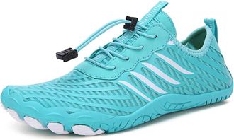 Generic Water Shoes Unisex Barefoot Shoes Water Sports Upstream Aqua Shoes Gym Sport Running Fitness Sneakers Outdoor Beach Men Women Water Shoes(Blue,42)