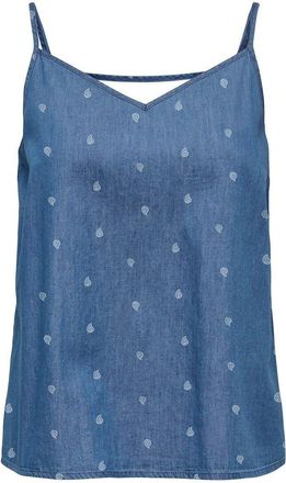 Only Bedrukt denim hemdje