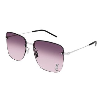 Saint Laurent Sunglasses, female, Gray, Size: 58 MM Sunglasses SL 312 M