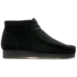 Clarks Wallabee Boot Suede Mens Ankle Boots - UK 8.5 - US 9.5 Men - EU 42.5 - Dark Black - Size:UK 8.5