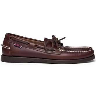 Sebago Portland Waxed Nautical Shoes - male - Sebago - Loafers - Brown - 10 1/2 UK - Shoes
