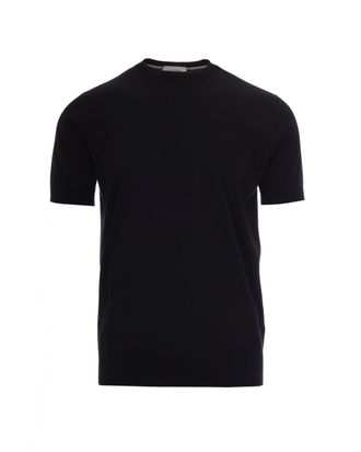 Paolo Pecora Black Knit T-Shirt