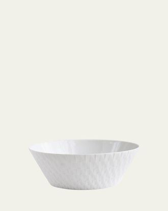 Bernardaud Twist White Salad Bowl, 9.5
