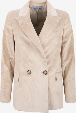 Veronica Beard Kordsamtblazer mit Reverskragen Sevyn Dickey