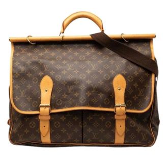 Louis Vuitton Pre-owned Weekend Bags, unisex, Brown, Size: ONE SIZE Pre-owned Sac Chasse Monogram 2way bag