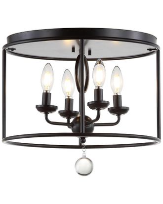 Jonathan Y Designs Jonathan Y Designs Alma 16In Led Flush Mount