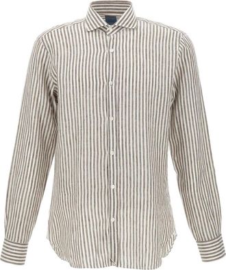 Barba Camicia a righe - Bianco