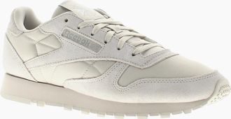 Reebok Womens Reebok Womens Trainers Classic Leather Lace Up steely fog UK Size - White - Size: 3.5