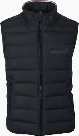 HUGO BOSS Mens Boss Black H CENITO GILET OPEN GREEN - Size: 46