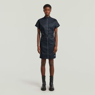 G-Star Belted Jurk - Donkerblauw - Dames