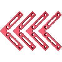 OEM 4 Soportes De Posicionamiento De 90 Grados En Aleaci&oacute;n De Aluminio, 4,7 X 4,7, Abrazaderas Angulares Tipo L De 90&deg; Para Cajones, Armarios Y Marcos De 