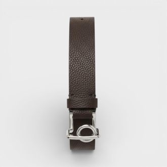Burberry Mens Rocking Horse Leather Belt, Brown, 90 - Size 90 cm