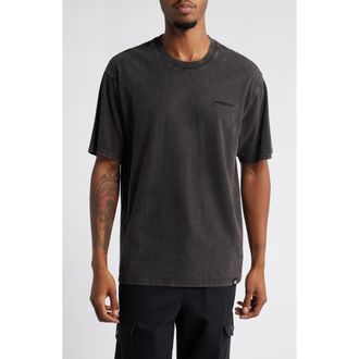 Dickies Embroidered Logo T-Shirt in Acid Wash Black at Nordstrom Rack, Size X-Large