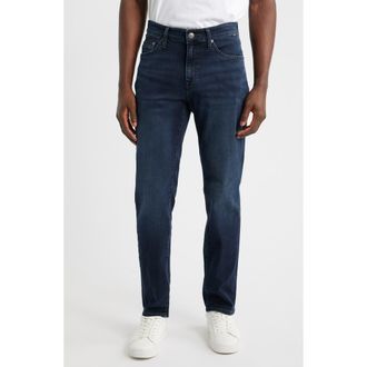 Mavi Steve Athletic Slim Fit Jeans in Midnight Organic Vintage at Nordstrom, Size 35 X 32