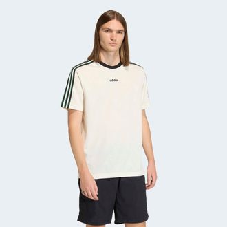 adidas T-Shirt ADIDAS ORIGINALS JACQUARD JSY, Herren, Gr. XXL, sanftes wei&szlig;, Obermaterial: 100% Polyester, Rundhals, Shirts T-Shirt