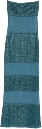 Os&eacute;ree Lumiere Stripes Long Dress