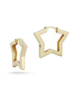 Ember Fine Jewelry 14K Star Huggie Earrings