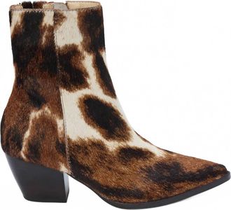 Matisse Footwear Womens Caty Ankle Boots In Brown Multi Cow Hair