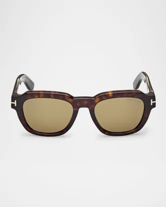 Tom Ford Men & apos;s Icon Collection Acetate Square Sunglasses