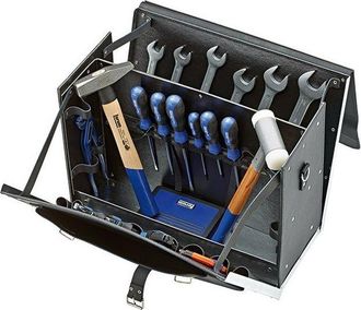 Forum Estuche Para Herramientas En Cuero De Buey, Dimensiones Interior 450 X 190 X 340 Mm, Dimensiones Interior : 450 X 190 X 340 Mm, Volumen Aproximadament