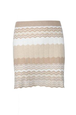 Rocco Ragni Textured Knitted Mini Skirt