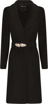 La Petite Robe Di Chiara Boni La Petite Robe Coats - Dames - Jas met riem - Bruin - 3XL - Jassen