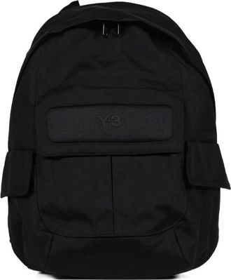 Yohji Yamamoto Zaino con tasche - Nero