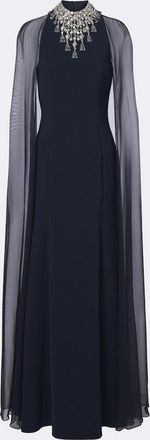 Jenny Packham Kalypto crystal-embellished gown