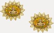 Vivienne Westwood Annia Earrings Gold-gold-synthetic-opal-yellow-cz Gold-gold-synthetic-opal-yellow-cz Women