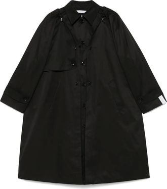 Rokh Cappotto con bottoni - Nero