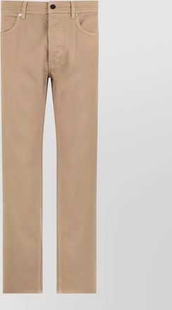 Stone Island straight leg cotton trousers comfortable fit