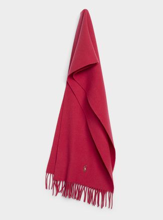 Polo Ralph Lauren Mens Small embroidered logo pure wool scarf