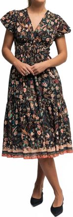 Ulla Johnson Angelica Dress In Obsidian Botanica
