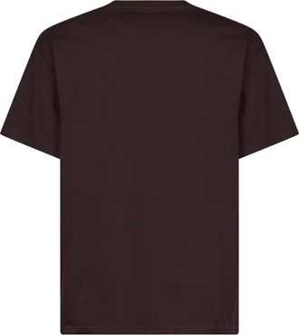 Carhartt Work in Progress Mens T-Shirt Chase Palisander Brown Cotton T-Shirts And Polos
