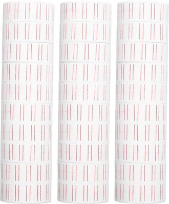 OEM Etiquetas De Precio, 30 Rollos (15.000 Etiquetas) Para Etiquetadora Mx5500, Formato 21x12 Mm, Papel Adhesivo De Una Sola Fila