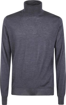 FILIPPO DE LAURENTIIS Dv 1Ml Rm 16R Turtleneck Trui - Heren - Coltruien - Grijs - 5XL - Wol - Truien & Vesten