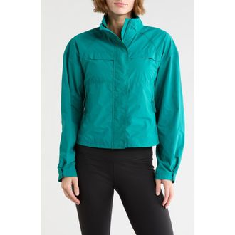 Marika Tyra Crop Jacket in Quetzal Green at Nordstrom Rack, Size X-Large