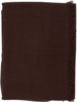 Brunello Cucinelli Sjaal van kasjmier en zijde - Dames - Accessoires - Bruin - Maat: ONE Size Zijde