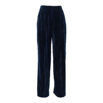 Aspesi Wide Trousers - female - Aspesi - Wide Trousers - Blue - XS - Trousers