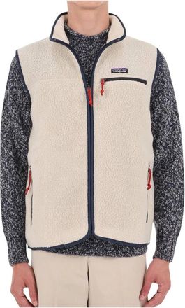 Patagonia Retro Pile Fleece Vest - Heren - Sport - Beige - Maat: M Fleece