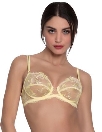 Lise Charmel Womens Frisson Dor Full Cup Bra - Yellow Polyamide - Size 34C