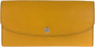 Louis Vuitton Yellow Epi Leather Long Wallet (Bi-Fold) (Pre-Owned)