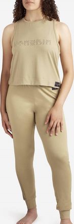 Danskin High Neck Tank Sleep With Jogger Set In Light Camo