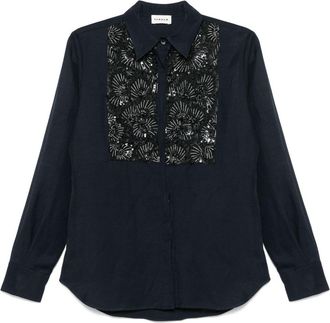 P.A.R.O.S.H. Camicia con paillettes - Blu