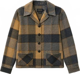 Pendleton Womens Original 49Er Jacket In Browns/blues