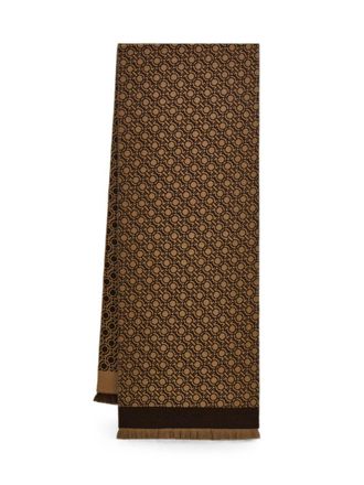 Ferragamo Sciarpa Gancini In Lana